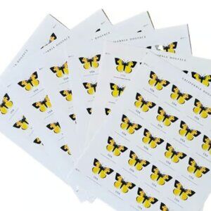 50 books 2019 American Butterfly Stamps 1000 pieces